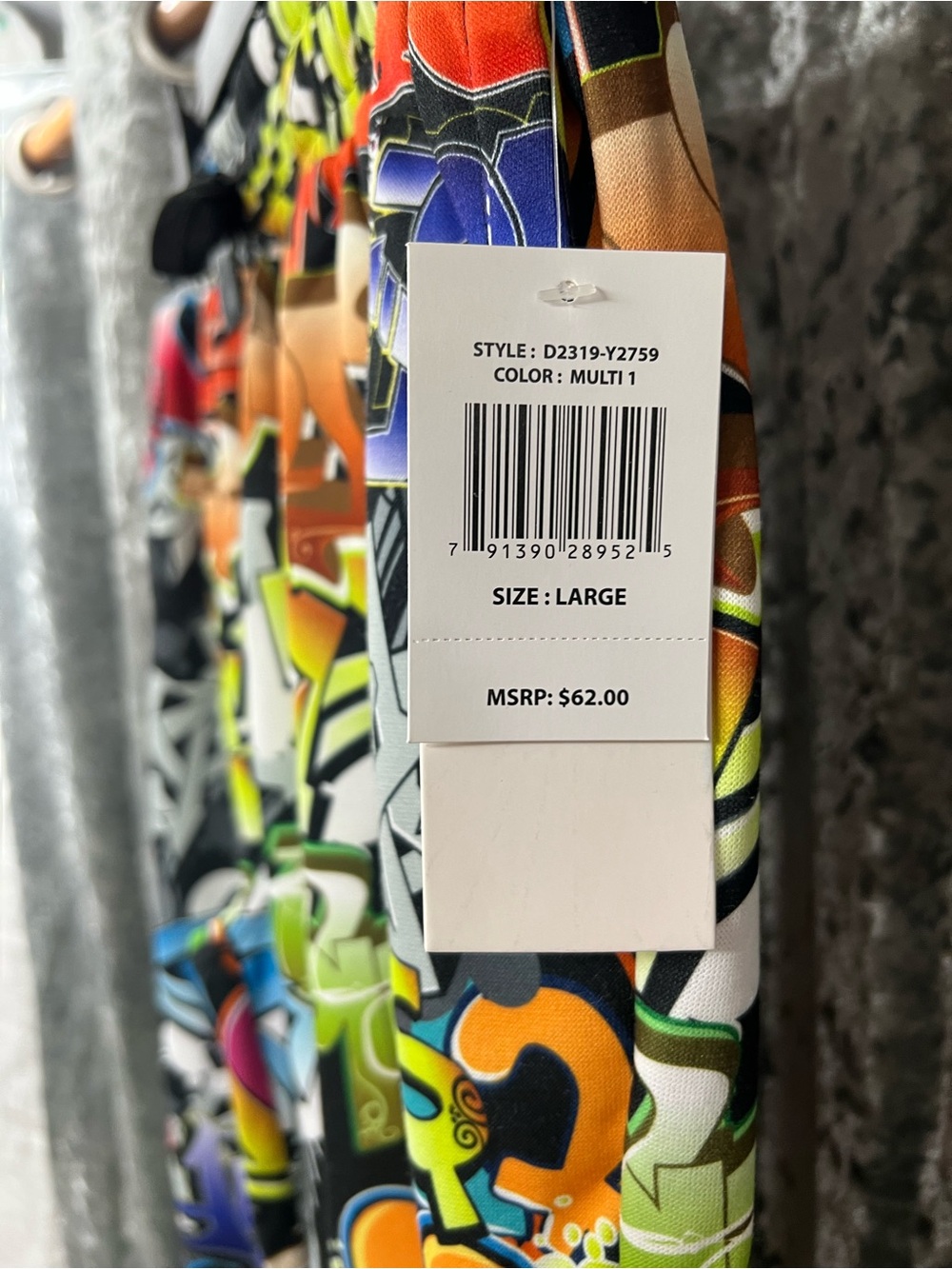Fresh Multicolor Graffiti Print Joggers - Picture 4 of 8